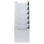 Trieur A4 vertic monté 6 cases gris lum