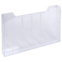 Elément simple trieur A4 horiz cristal