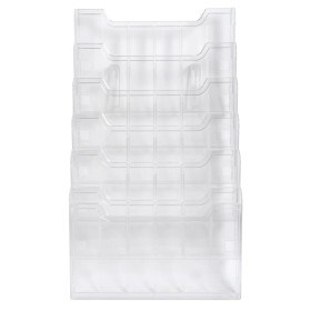 Trieur A4 horiz monté 6 cases cristal