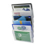Trieur A4 horiz monté 6 cases cristal