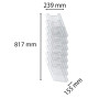 Trieur A4 vertic monté 8 cases cristal