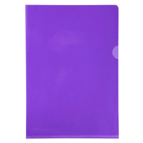 SACH 10 POCHETTES COINS  PVC VIOLET