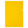 SACH 10 POCHETTES COINS  PVC JAUNE