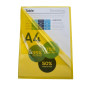 SACH 10 POCHETTES COINS  PVC JAUNE