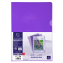 SACH 10 POCHETTES COINS  PVC VIOLET