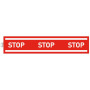 Panneau adhésif bande stop 100cm