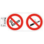 Pann.adhésif interdit vapoter/fumer 10cm