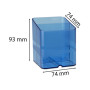 Pot à cray.PEN-CUBE Chromli bleu royal t