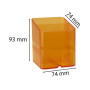 Pot à cray.PEN-CUBE Iderama tangerine tr