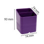 Pot à crayonsPEN-CUBE Iderama violet