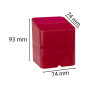 Pot à cray.PEN-CUBE Iderama framboise tr