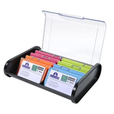 Fichier pour cartes de visite noir/arleq