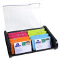 Fichier pour cartes de visite noir/arleq