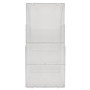 Trieur mural A4 vertical (3) cristal