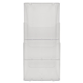 Trieur mural A4 vertical (3) cristal