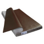 400 Nappes TISS LACK 70X70 Chocolat