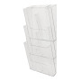 Trieur mural A4 vertical (3) cristal