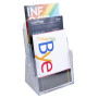 Distributeur format A4 3 cases cristal