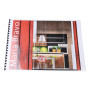 Boite 100 peignes plastique 6mm A4 noir