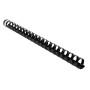 Boite 100 peignes plastique 20mm A4 noir