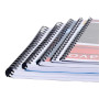 Boite 100 peignes plastique 10mm A4 noir