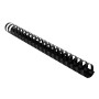 Boite 50 peignes plastique 25mm A4 noir