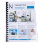Boite 50 peignes plastique 25mm A4 noir