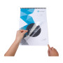 Boite 100 peignes plastique 12mm A4 noir