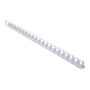 Bte 25 peignes plastique 16mm A4 blanc