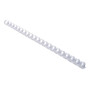 Bte 25 peignes plastique 12mm A4 blanc