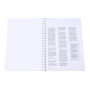 Bte 25 peignes plastique 12mm A4 blanc