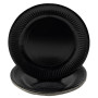 20 Assiettes, carton rond Ø 23 cm Noir