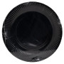 20 Assiettes, carton rond Ø 23 cm Noir