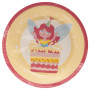 10 Assiettes, carton rond Ø23cm Fées