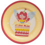 10 Assiettes, carton rond Ø23cm Fées