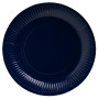 20 Assiettes, carton rond Ø 23 cm Marine