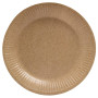 20 Assiettes, carton rond Ø 23 cm Kraft