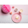 20 Assiettes, carton rond Ø 23 cm Rose