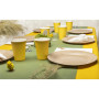 20 Assiettes, carton rond Ø 23 cm Kraft