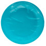20 Assiettes carton rond Ø23cm Turquoise