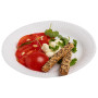 50 Assiettes, carton rond Ø 23 cm Blanc