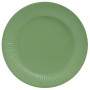 20 Assiettes, carton rond Ø 23 cm Vert O