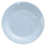 20 Assiettes, carton rond Ø 23 cm Bleu c