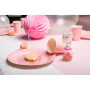 20 Assiettes, carton rond Ø 23 cm Rose