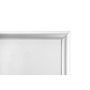 Cadre mural aluminium A3 alu/cristal