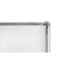 Cadre mural aluminium A4 alu/cristal
