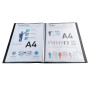 PORTE-VUES PP A4 20 VUES NOIR