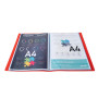 PORTE-VUES PP A4 200 VUES Rouge