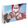 Porte-visuel droit vertical A4 cristal