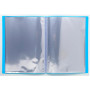 Porte-vues IDERAMA  PP 80 vues bleu cl.